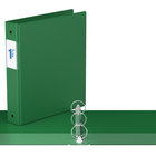 Davis Group Premium Economy Binder - Round Ring - 1.5" - Green - 6 Pack-1.5"