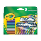 Crayola Metallic Markers-Includes 8 Shimmery Metallic Markers