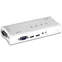 TRENDnet – Trousse de commutateur KVM à 4 ports USB avec audio-Prise en charge de trames de jusqu'à 9216 octets