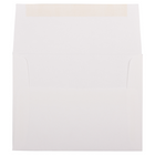 JAM Paper Enveloppes A2 en papier recyclé au fini milleraies blanc éclatant, 250/paquet-Intérieur vierge où écrire un mot personnalisé