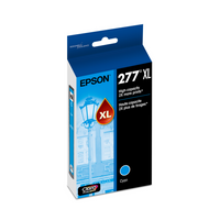 Epson T277 Ink Cartridge - High Capacity - Cyan-Superior photo quality