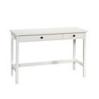 Sauder 47"W La Collection County Line Bureau - Finition Soft White-Surface de travail spacieuse pour ordinateur portable, bloc-notes et lampe