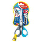 Maped USA Sensoft 3D Ciseaux à pointe émoussée, 5", assortis, paquet de 12-Spécialement conçus pour les gauchers, les ciseaux pour gauchers Maped Sensoft sont vraiment dotés de lames inversées pour une visibilité facile et une ergonomie spécialement conçue.