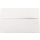 JAM Paper Enveloppes Strathmore en papier vélin avec fermeture gommée, format livret, 6 x 9 1/2 po, blanc brillant, paq./100-Blanc brillant