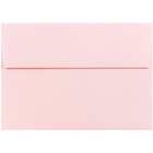 JAM Paper Enveloppes format invitation avec fermeture gommée, 5 1/4 x 7 1/4 po, rose pastel pâle, 100/pqt-Rose pastel pâle
