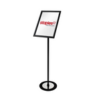 Futech FSH017B Support pour enseigne de sol paysage / portrait, 11 "x 17" enseignes, noir-Porte-enseigne au sol Snap Frame
