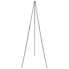 Quartet Instant Easel - 63"H - Black-Lightweight, portable display easel