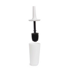 Umbra Corsa Toilet Brush - Melamine - White-Toliet Brush Holder