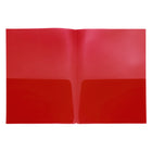 Staples - Portfolio à deux pochettes - Format lettre - rouge translucide-Poly