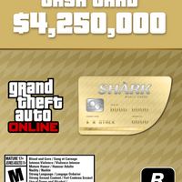 GTA Online : Carte de crédit Requin-baleine pour Xbox Series X|S [Téléchargement]-Genre: Action & Adventure