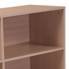 Flash Furniture Dudley Oak Wood Grain Finish Bookshelf-Four Open Storage Compartments