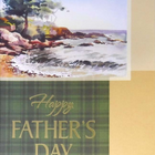 Mill Brook Studio 5-3/8" x 7-3/4" Father's Day Greeting Cards/Envelopes - Waves - 18 Pack-Premium quality greeting cards
