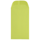 JAM Paper - Enveloppes à monnaie no 3, 2,5 x 4,25 po, vert lime intense Brite Hue, 500/paquet-Enveloppes vertes