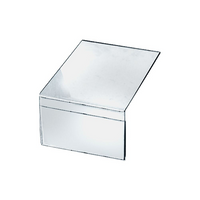 Azar Displays 4" x 6" x 8" Shelf Acrylic Sign Holder, Clear, 10 Pack (142702)-Great for retail stores, restaurants, trade shows, business and more