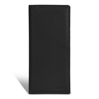 Champs - Portefeuille de poitrine en cuir Onyx - Noir-Portefeuille long en cuir