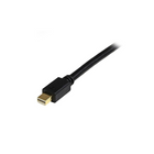 StarTech 3 ft Mini DisplayPort to DVI Adapter Converter Cable, Mini DP to DVI 1920x1200, Black-Supports resolutions up to 1920x1200 (WUXGA) and HDTV resolutions up to 1080p