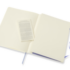 Moleskine Ruled Soft Cover Classic Notebook - Extra Large - Hydrangea Blue - 7.5" x 9.75"-Enclosed Bound Notebook