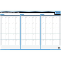 Planificateur mural flexible de 90/120 jours non datés effaçable Day-Timer - 24 po x 36 po - bilingue-24 po x 36 po