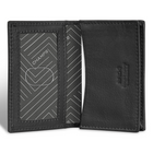 Champs - Porte-cartes en cuir Onyx - Noir-Poche arrière à glissière