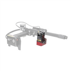 Creality - Module laser CV pour Ender-3 S1/S1 Pro 24V/1.6W-Inclus dans la boîte : Cordon d'alimentation x 1, Attache de câble en nylon noir x 2, Cle hexagonale M2 x 1, Vis à tête cylindrique x 1, Vis à tête fraisee à six pans creux x 4, Lieu de fixation de la tête laser 1,6 W x 1, Bande magnetique douce x 2, Fumage au charbon actif Coton x 2, chiffon anti-poussiere x 1, lunettes de protection x 1, planche de bois x 2, papier kraft x 2, carton colore x 7, papier feutre colore x 7
