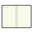 Letts Icon Plan Forever 12 Month Perpetual Diary - 7 5/8" x 5" - Navy-A day per page