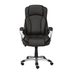 Brassex - Chaise de bureau executif Isaac, gris-Design ergonomique avec appui-tête et dossier complet pour un soutien optimal pendant le travail