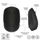 Logitech M170 2.4 GHz Wireless Mouse with USB Mini Receiver - Black-7