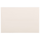 JAM Paper A8 Invitation Envelopes, 5.5 x 8.125, Strathmore Natural White Pinstripe, 250 Pack (191213H)-Natural white Strathmore recycled envelope