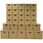 Bankers Box - Trousse de déménagement classique SmoothMove, boîtes assorties - Paquet de 30-Poignées qui facilitent le transport
