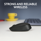 Logitech M170 2.4 GHz Wireless Mouse with USB Mini Receiver - Black-Go longer between battery changes with 12-month battery life from 1AA battery
