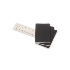 Moleskine – Cahier journal, page blanche, avec poche, couverture souple, noir, 3,5 po x 5,5 po-Les 16 dernières pages sont détachables