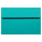 JAM Paper A8 Coloured Invitation Envelopes - 5.5 x 8.125 - Sea Blue Recycled - 50 Pack-These envelopes are perfect to use for sending invitations, greeting cards, RSVP's, thank you cards, gifts for birthdays, graduations, holidays and more