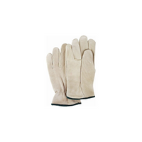 Zenith Safety - Gants De Conducteur, T-Grand, Paume En Cuir Fleur De Vache, paquet de 12-Doublure Non doublé