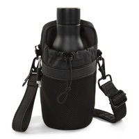 Bugatti - x EDITION22 Sac à bandouliere, Nylon recycle hydrofuge, Noir-sac bandouliere