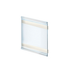 Azar Displays Adhesive-Back Nameplate, 6" x 6", 10 Pack (199620)-Sign holder
