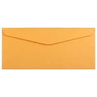 JAM Paper #10 Business Envelopes, 4 1/8 x 9.5, Brown Kraft, 1000 Pack (3984B)-Manilla brown kraft