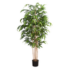 Monarch Specialties - Plante Artificielle - 83 po Heur - Arbre À Bambou - Mis En Pot - Touche Réelle - Feuilles Vertes - Pot Noir-Apportez une touche de nature à votre espace avec cet arbre artificiel d'intérieur en bambou de 83 pouces de haut, avec des feuilles vertes au toucher réel pour un aspect vibrant et naturel
