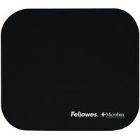 Fellowes Microban Ultra Thin Mouse Pad - Black-Durable polyester surface withstands daily wear and tear