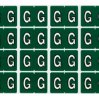 Pendaflex A-Z Dark Green End Tab Filing Labels - G - 240 Pack-Compatible with DataFile L8701 series labels