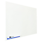 Quartet Continuum Magnetic Dry-Erase Board, 39” x 22”, White-Upscale magnetic whiteboard is a smart choice for a modern office environment with a stain and ghost resistant painted steel surface