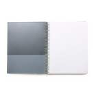 Hilroy - Carnet de croquis à épine couverte Studio Pro, 8 po x 11 po, paquet de 6-Boucle pour crayon 