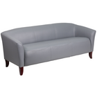 Sofa de la série HERCULES Imperial en cuir gris (111-3-GY-GG)-Style contemporain