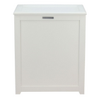 Oceanstar Storage Laundry Hamper, White (RH5513WHITE)-White