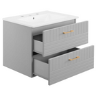 Modway - Daybreak 24" Vanette de salle de bain - Blanc gris clair-5