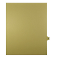 Mark Maker Legal Exhibit Index Tab Buff Single Tabs, 1/15th Cut, Letter Size, No Holes, Number 11, 25 Pack-Buff Single Tabs, 1/15th Cut