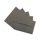 JAM Paper Enveloppes simples A7 nuances foncées, gris foncé, 250/paquet-Taille des enveloppes : 5,25 x 7,25 po