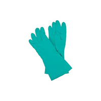 Zenith Safety - Gants Verts, Taille Petit/7, 13po Lo, Nitrile, Doublure En Ouatée, 15 Mils, paquet de 36-Style de poignet Droit