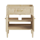 Modway - Elysian 30" Armoire de toilette de salle de bain (lavabo non inclus) - Bourgogne-Placage en bois de burl