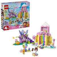 LEGO Gabby’s Dollhouse Sweet Treat Mountain & Kitty Garden-Pretend-play toy with Gabby’s Dollhouse figures - Sweet Treat Mountain & Kitty Garden is an imaginative toy for kids that makes a fun movie-themed gift for girls and boys aged 4 and up