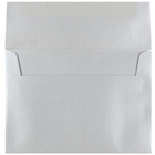 JAM Paper Enveloppes Stardream A7 à effet métallisé, argent, 250/paquet-Intérieur vierge où écrire un mot personnalisé